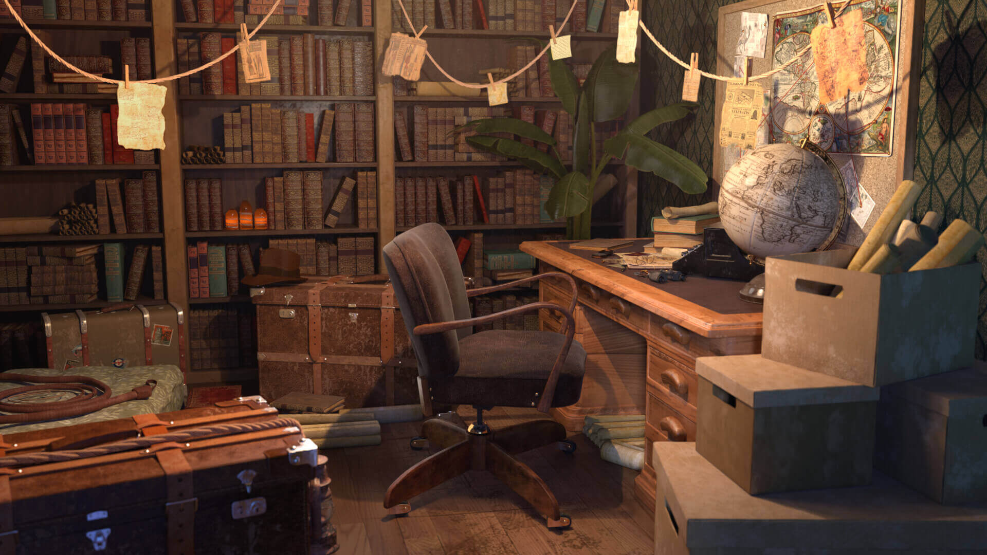 Dr. Jones' Study escape room
